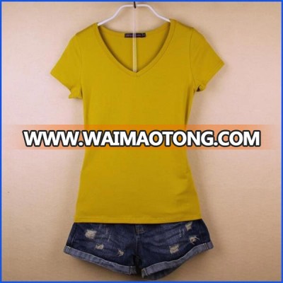 beautiful girl t-shirt ladies short shirt designs fashion clothing 2016